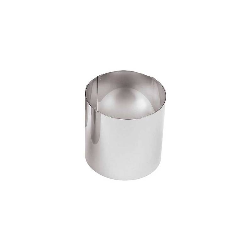 Anello per torte in acciaio inox cm 18x6