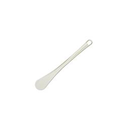 White pa plus hard rounded spatula cm 25