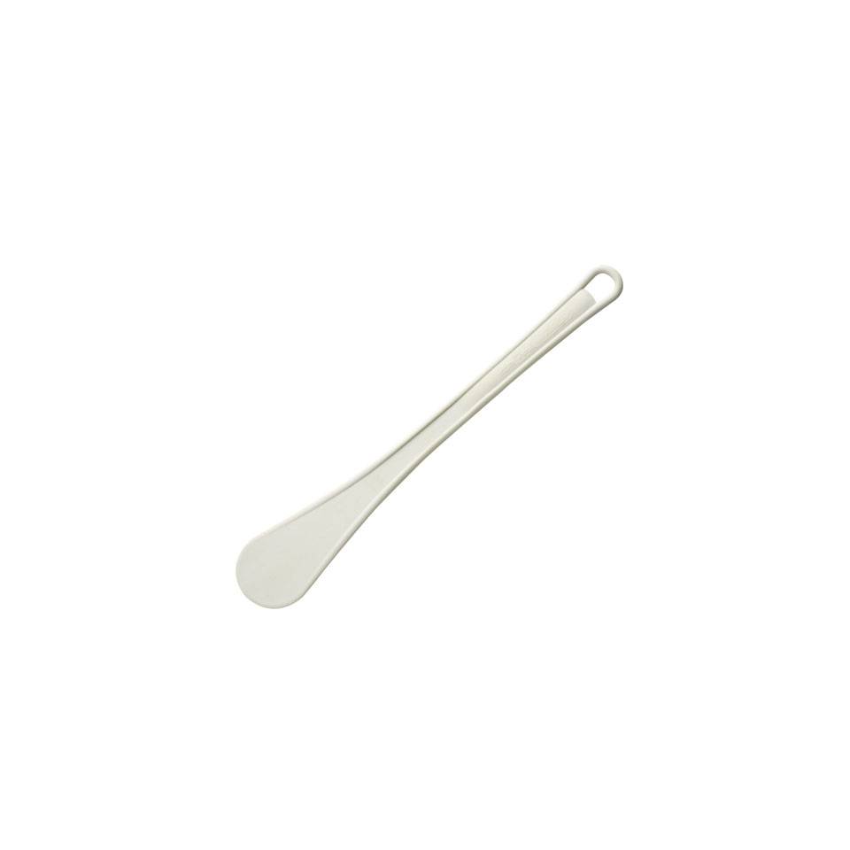 White pa plus hard rounded spatula cm 25