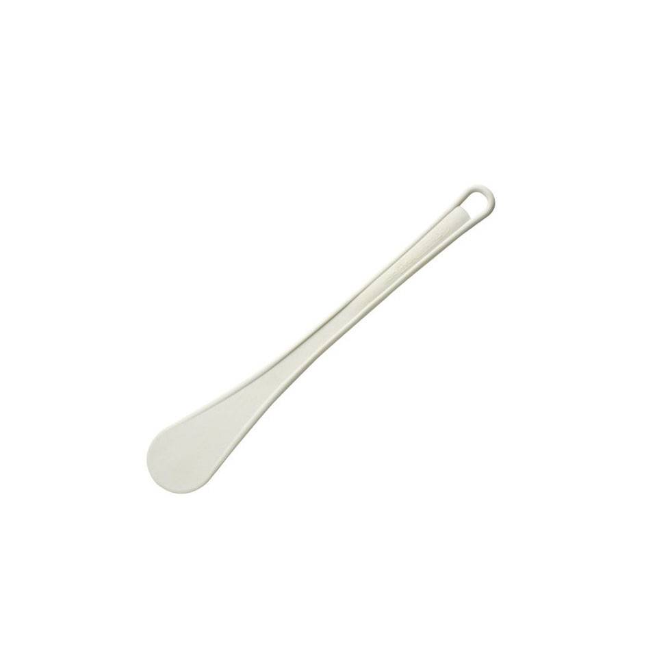 White pa plus hard rounded spatula cm 40