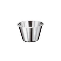 High conical stainless steel bowl lt 11