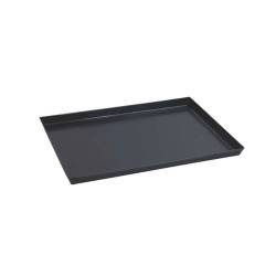 Pizzero rectangular de hierro azul cm 60x40