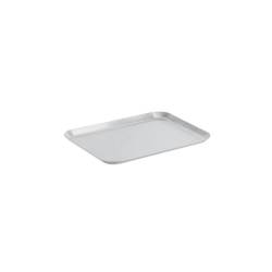 Rectangular stainless steel display tray 14.17x11.22 inch