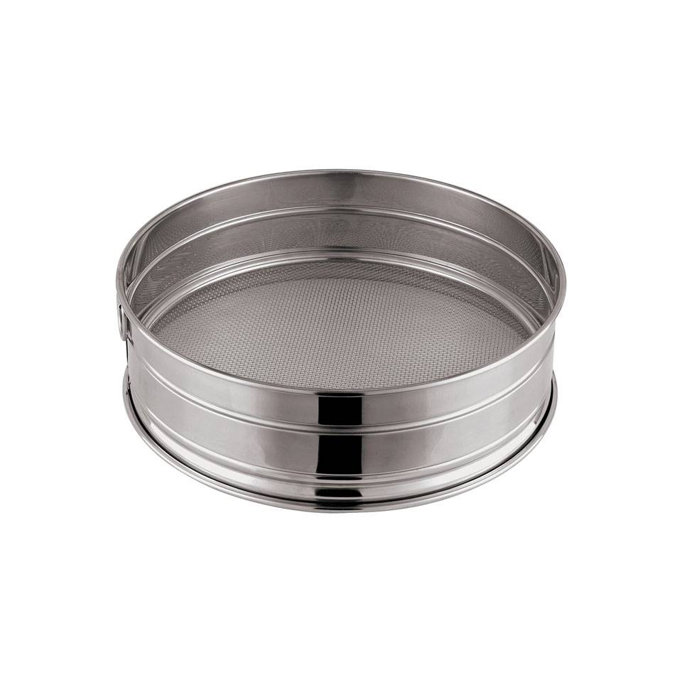 Stainless steel flour sieve 13.38 inch