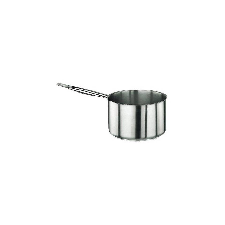 Paderno stainless steel high casserole, with 1 handle, cm 14