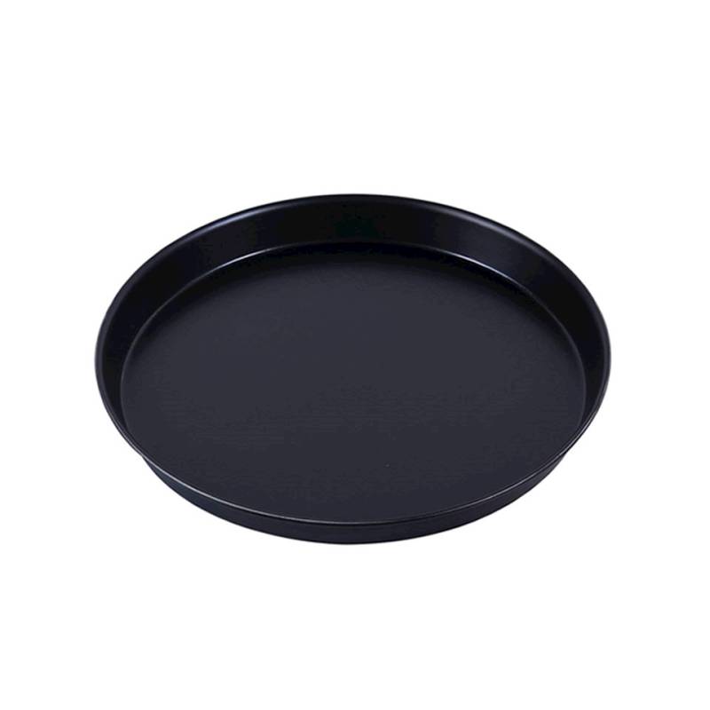 Runde Eisen Pizzapfanne blau cm 36