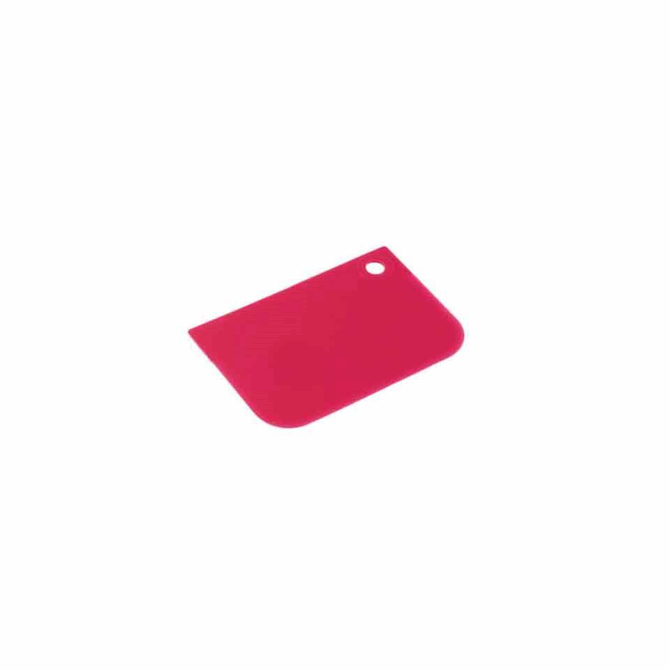 Red polypropylene scraper 4.72x3.15 inch