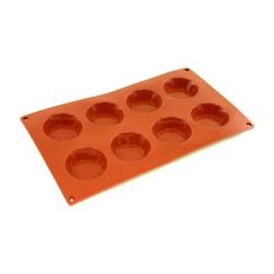 Flexipad fiorentine 8 impronte in silicone marrone cm 30x17,5