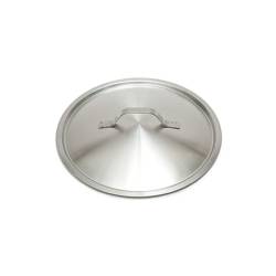 Coperchio piatto leggero in acciaio inox cm 32