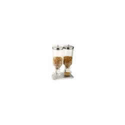 Dispensador de cereales de plástico y acero inoxidable lt 4,5