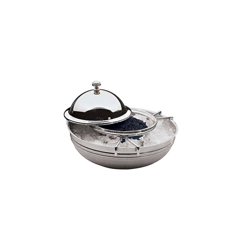 Coppe per caviale in acciaio inox cm 18