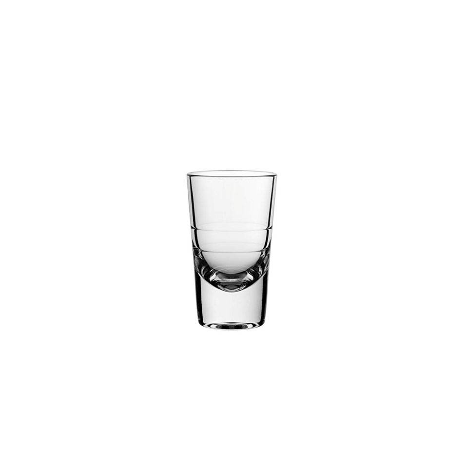 Bicchiere shot Grande 2 tacche in vetro cl 11