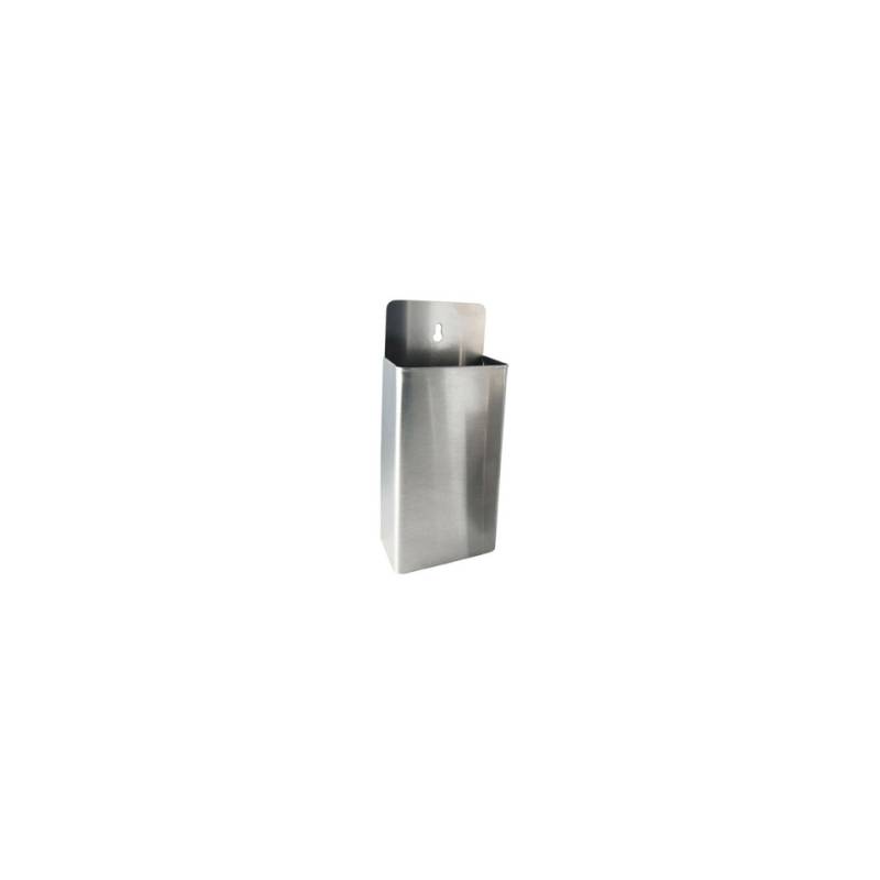 Steel wall cap holder container cm 8x14