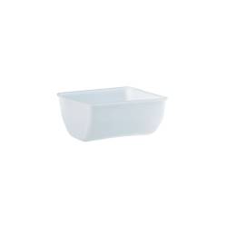 Polypropylene condiment container 473ml white