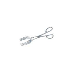 Square mignon perforated stainless steel dessert tongs cm 19.5