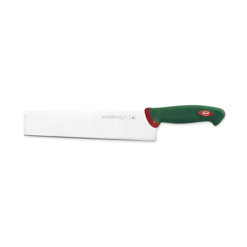 Coltello pasta Premana Sanelli in acciaio inox con manico verde cm 25