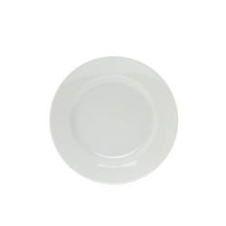 Tivoli white porcelain flat plate 23.5 cm