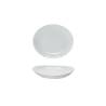 Saturnia Tivoli white porcelain coupe plate 8.26 inch