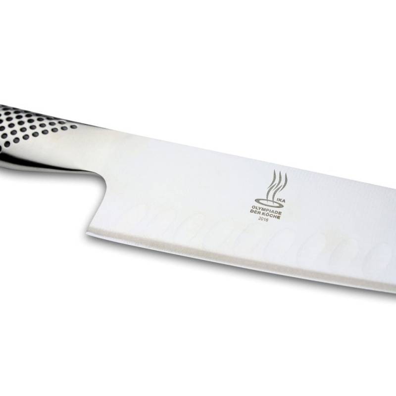 Coltello cucina Global in acciaio inox cm 20