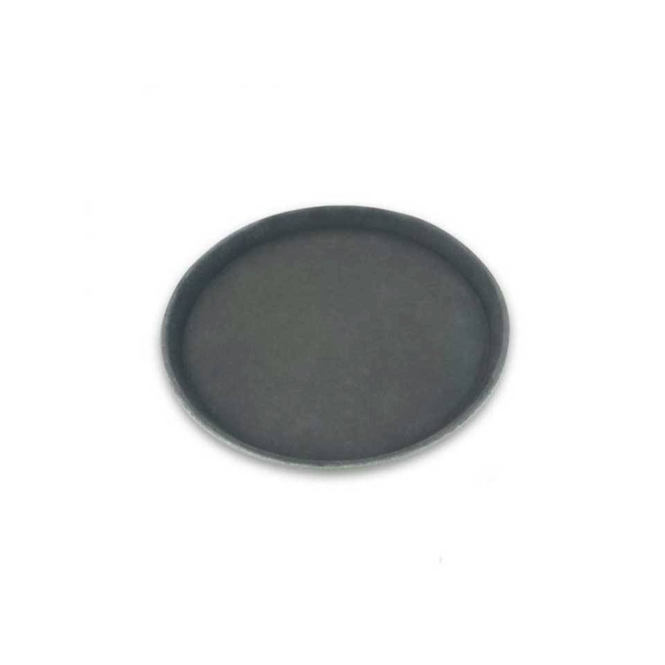 Round black non-slip tray 14.17 inch