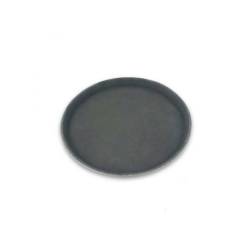Round black non-slip tray 15.74 inch