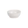 White plastic ribs salad bowl 7.08 inch