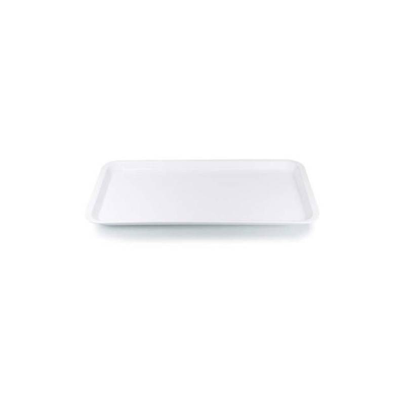 White melamine tray 30x20 cm