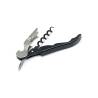 Black Teflon and steel waiter's corkscrew 