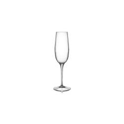 Bormioli Luigi Palace champagne flute goblet in glass cl 23.5