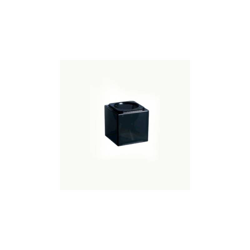 Base bicchiere Cubik Arcoroc nero cm 8x8