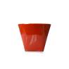 Square red acrylic sparkling wine cruet 2.77 gal