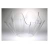 Onda transparent plexiglass sparkling wine rack cm 56x33