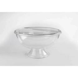 Transparent acrylic Punch bowl with lid 2.64 gal