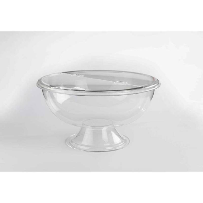 Transparent acrylic Punch bowl with lid 2.64 gal
