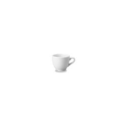 Churchill Beverage Line coffee cup in white vitrified ceramic cl 9