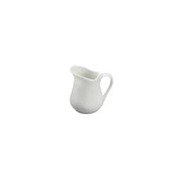 White porcelain milk jug 0.84 oz.