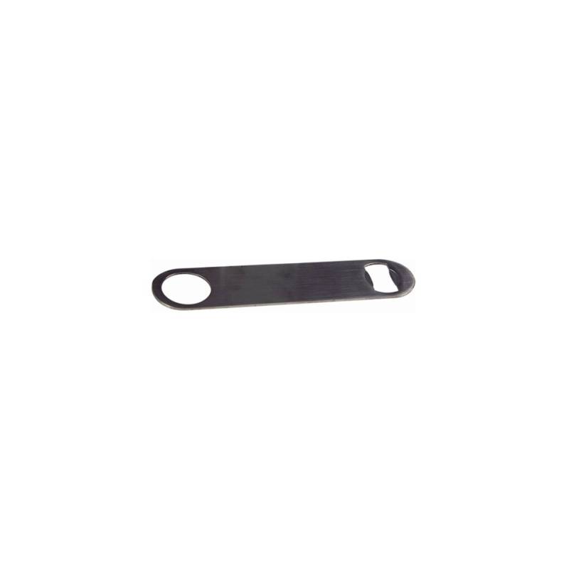 Stainless steel flat bottle opener cm 18