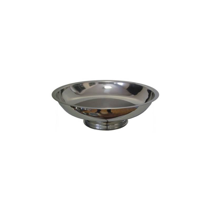 Stainless steel round fruit holder cm 20