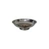 Stainless steel round fruit holder cm 20