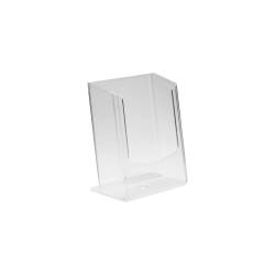 Transparent plastic napkin holder 4.92x3.74x2.44 inch