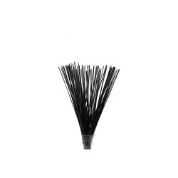 Cannucce - Drinking Straws in plastica colore nero cm 70