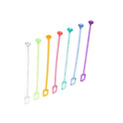 Jewel Shape Plastic Stirrer