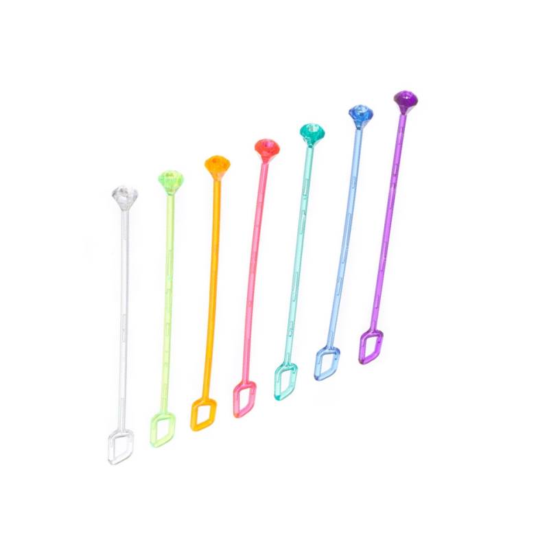 Jewel Shape Plastic Stirrer