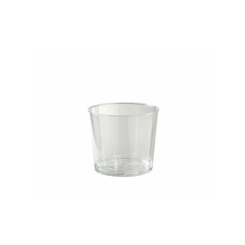 Bicchiere bodega monouso trasparente in polistirene cl 11