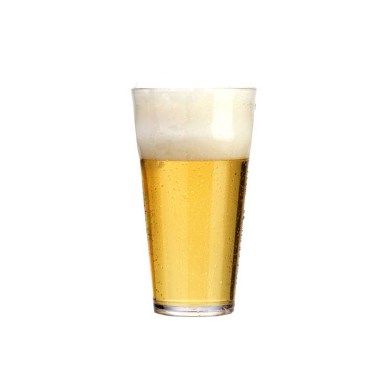 Bicchiere Conic birra in policarbonato trasparente 20 cl