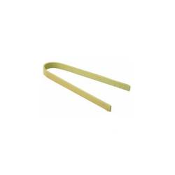 Disposable bamboo two-pronged tongs cm 9