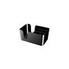 Bar caddy in plastica nera cm 24x15