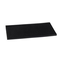 Bar mat impilabile in gomma nera cm 30x15x1