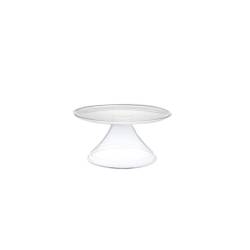 Large round transparent cake stand