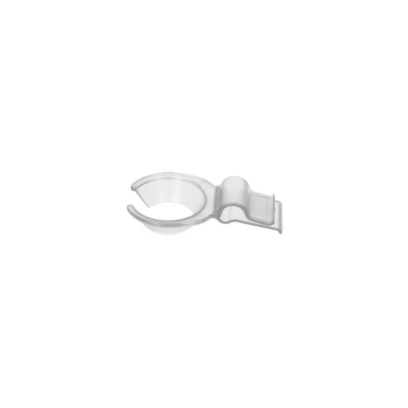 Transparent polycarbonate goblet holder clip